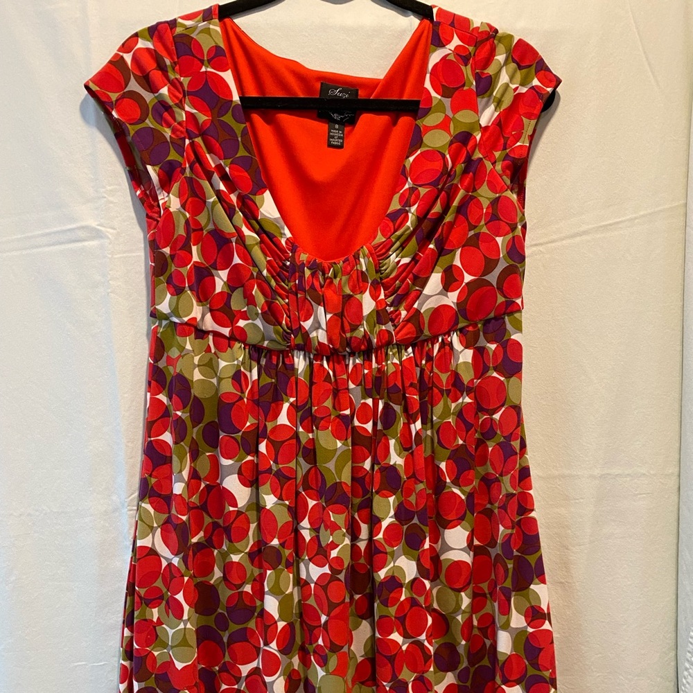 Pretty colorful soft dress